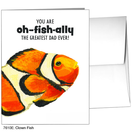 Clown Fish, Greeting Card (7610E)