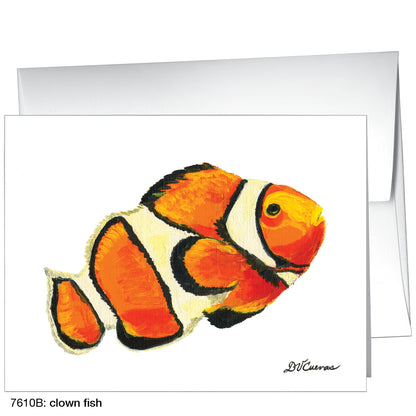 Clown Fish, Greeting Card (7610)