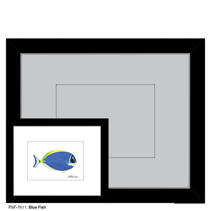 Blue Fish, Print (#7611)