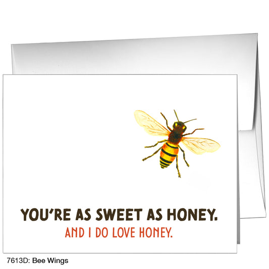 Bee Wings, Greeting Card (7613D)
