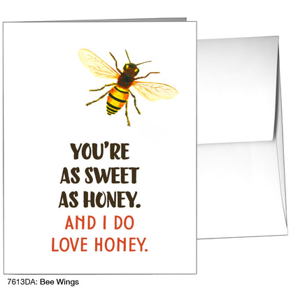 Bee Wings, Greeting Card (7613DA)