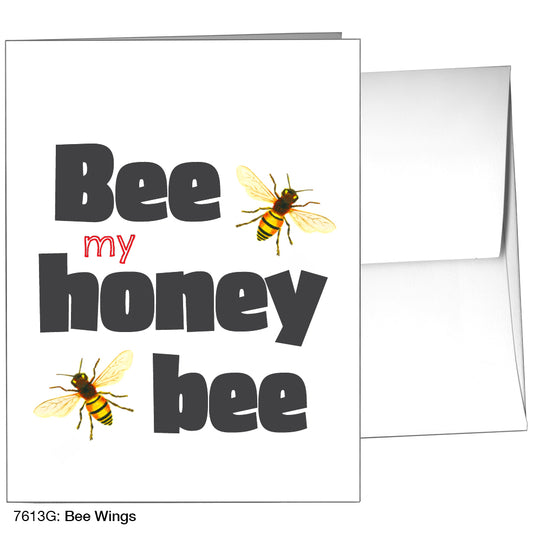 Bee Wings, Greeting Card (7613G)