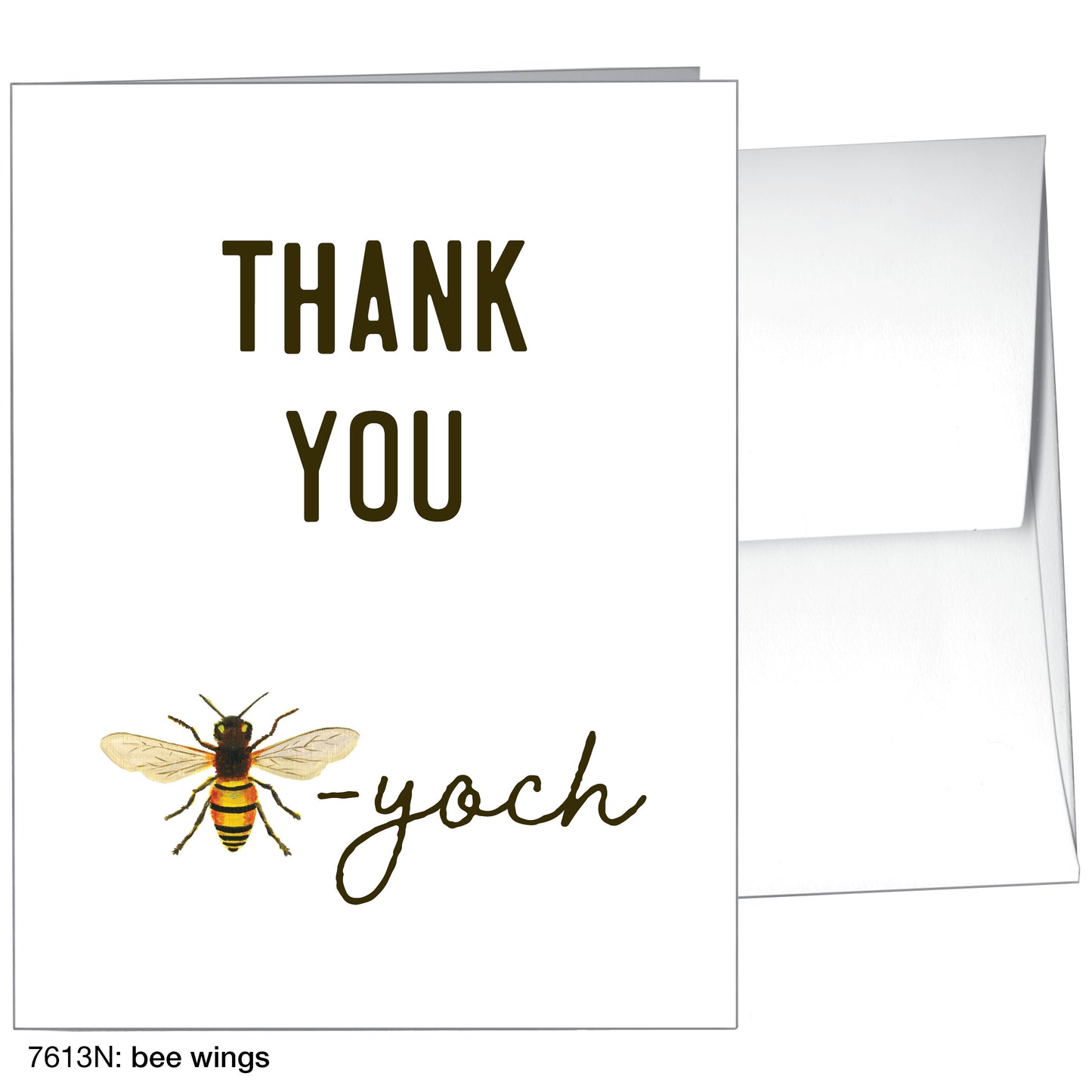 Bee Wings, Greeting Card (7613P)