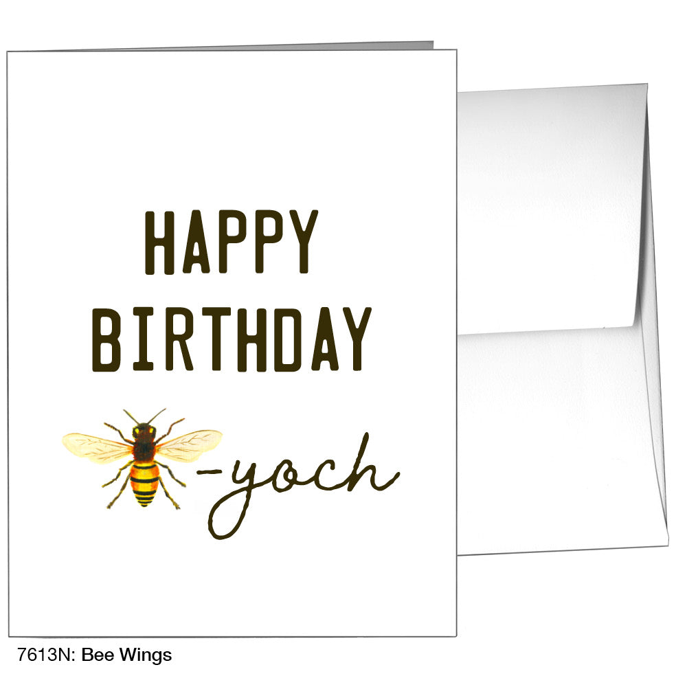 Bee Wings, Greeting Card (7613N)