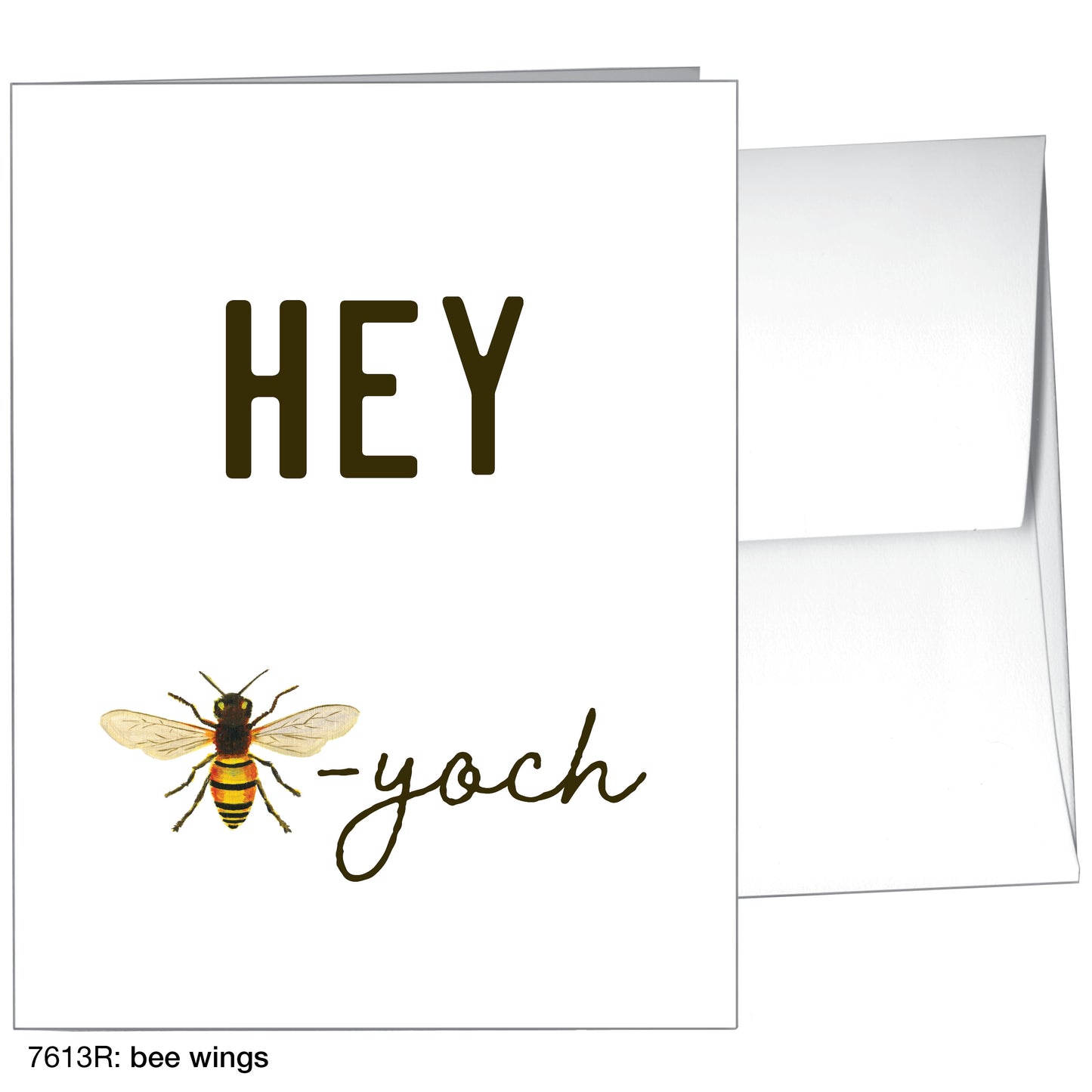 Bee Wings, Greeting Card (7613R)
