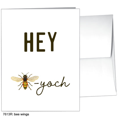 Bee Wings, Greeting Card (7613R)