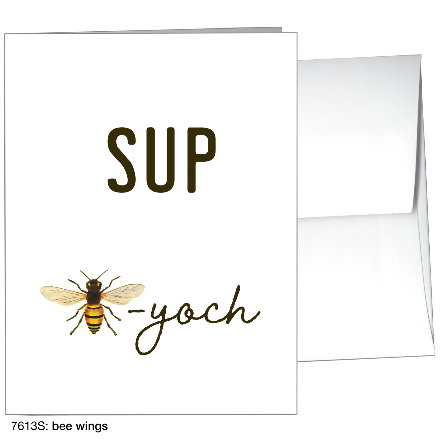 Bee Wings, Greeting Card (7613S)