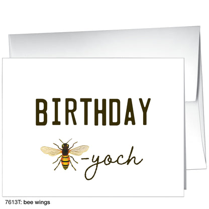 Bee Wings, Greeting Card (7613T)