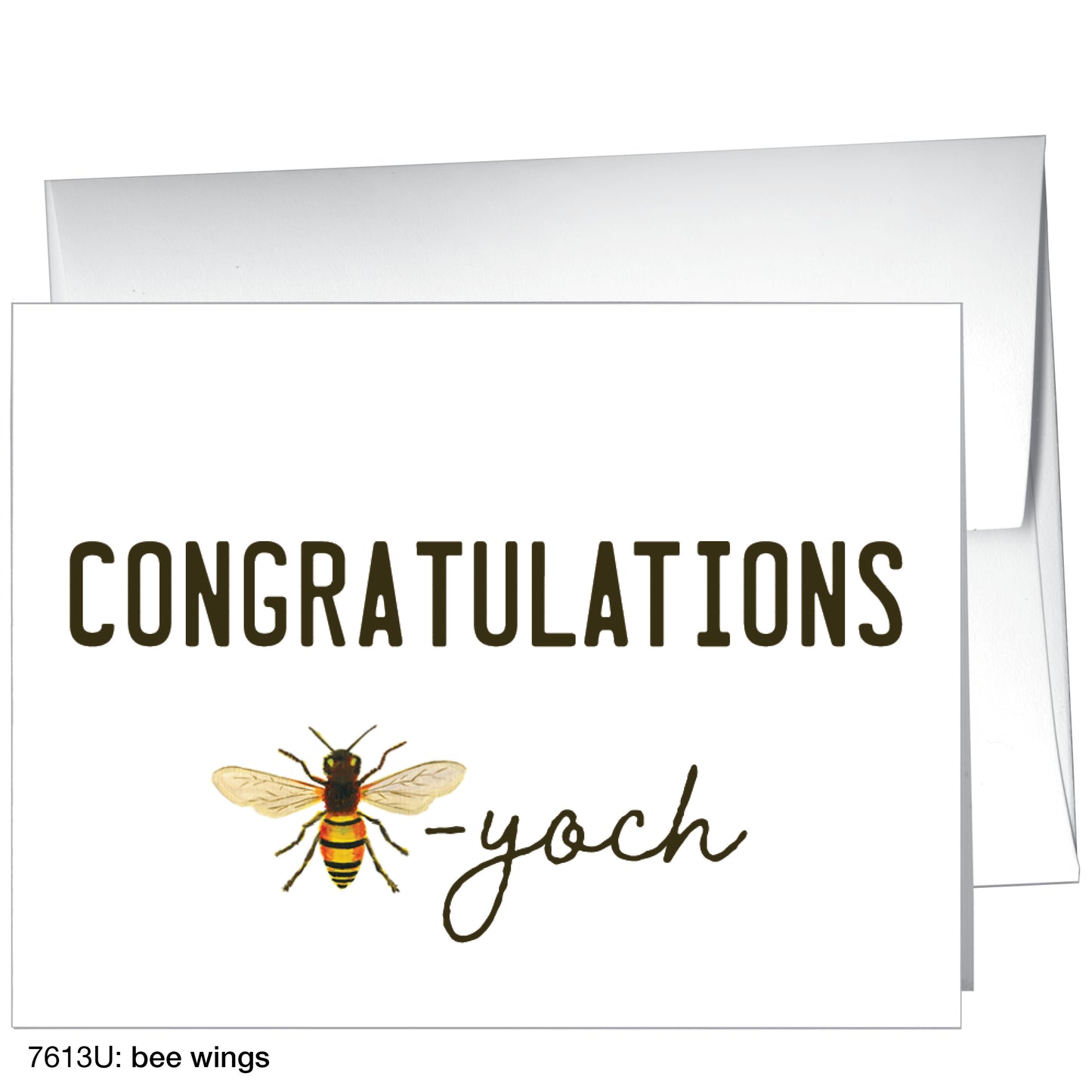 Bee Wings, Greeting Card (7613U)