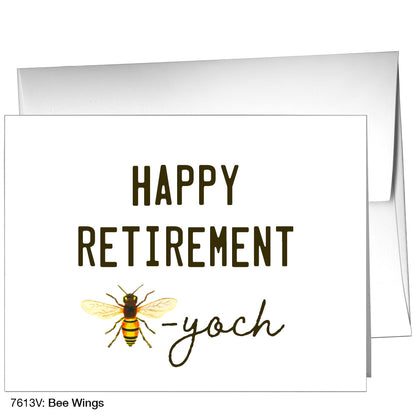 Bee Wings, Greeting Card (7613V)