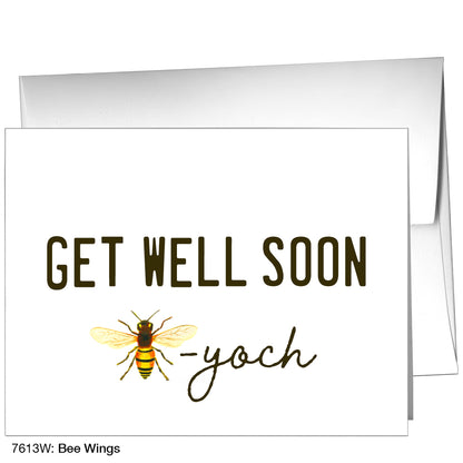 Bee Wings, Greeting Card (7613W)