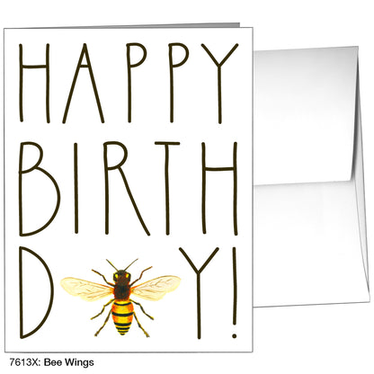 Bee Wings, Greeting Card (7613X)