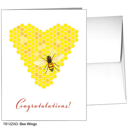 Bee Wings, Greeting Card (7613ZAD)