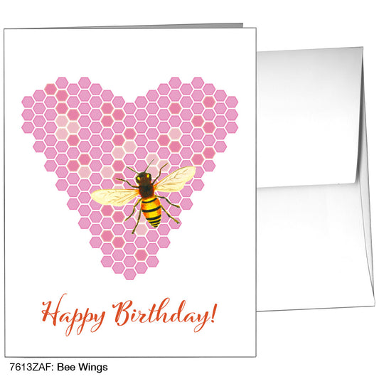 Bee Wings, Greeting Card (7613ZAF)