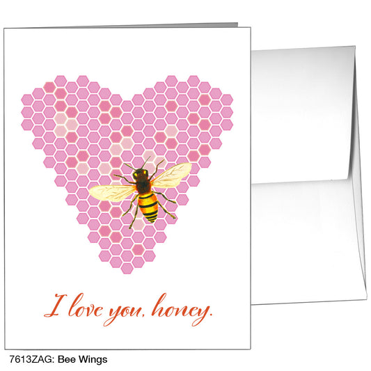 Bee Wings, Greeting Card (7613ZAG)
