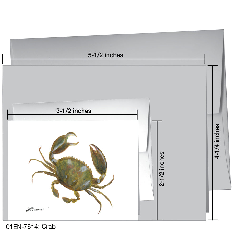 Crab, Greeting Card (7614)