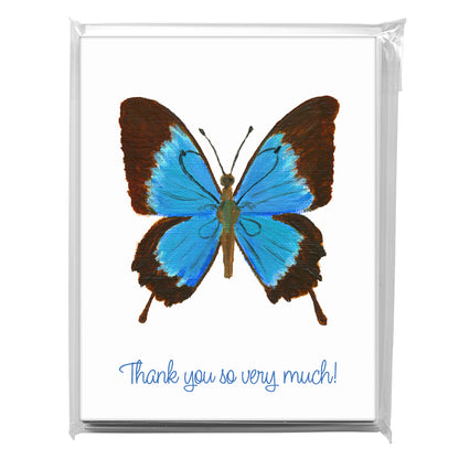 Blue Butterfly, Greeting Card (7621B)