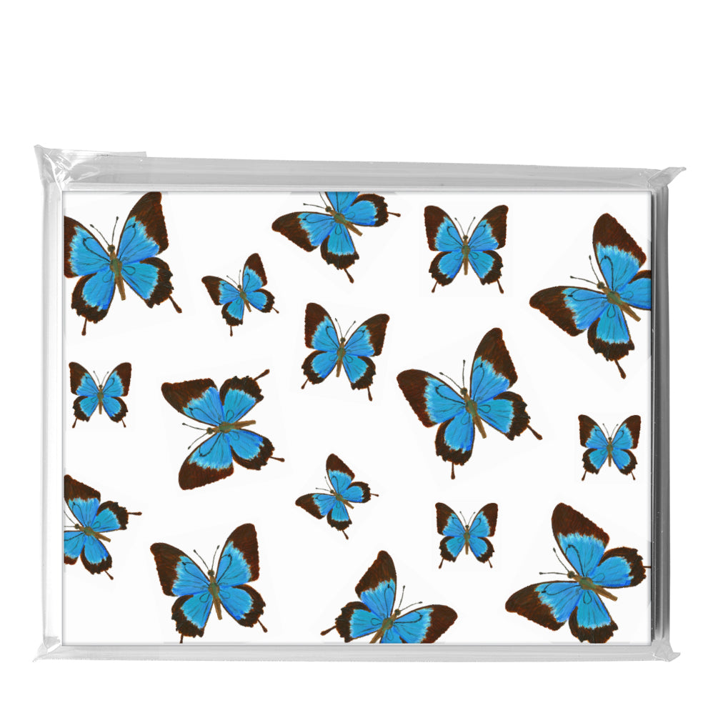 Blue Butterfly, Greeting Card (7621C)