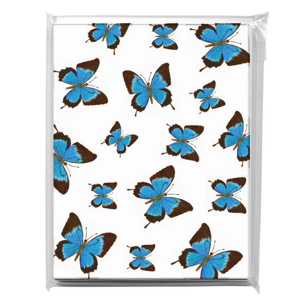 Blue Butterfly, Greeting Card (7621D)