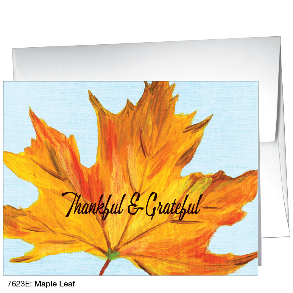 Maple Leaf, Greeting Card (7623E)