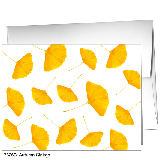 Autumn Ginkgo, Greeting Card (7626B)