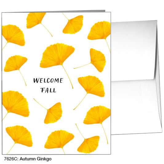 Autumn Ginkgo, Greeting Card (7626C)