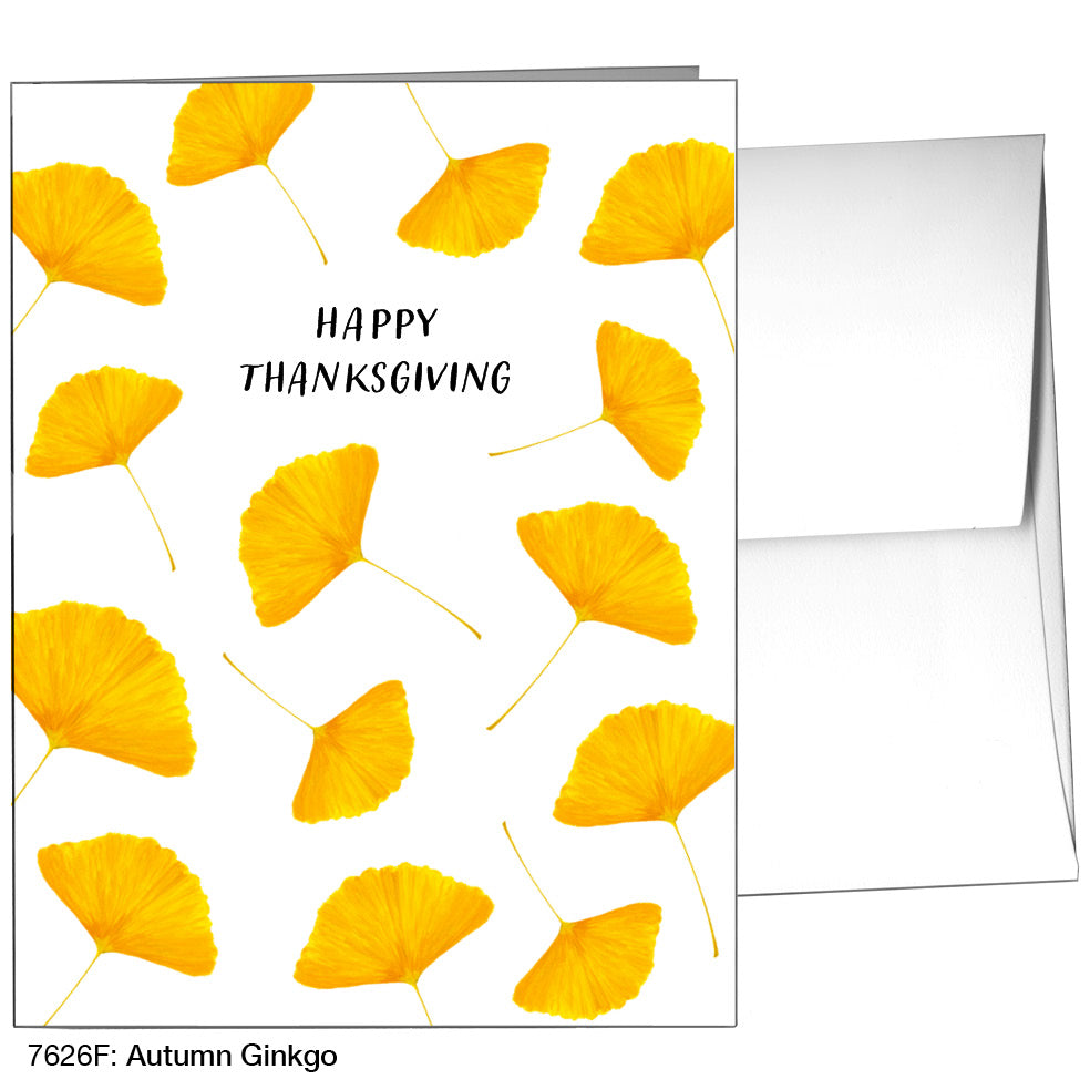 Autumn Ginkgo, Greeting Card (7626F)