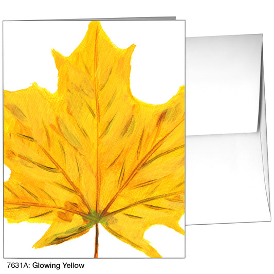 Glowing Yellow, Greeting Card (7631A)