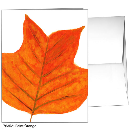 Faint Orange, Greeting Card (7635A)