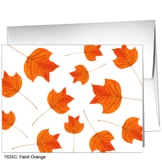 Faint Orange, Greeting Card (7635C)