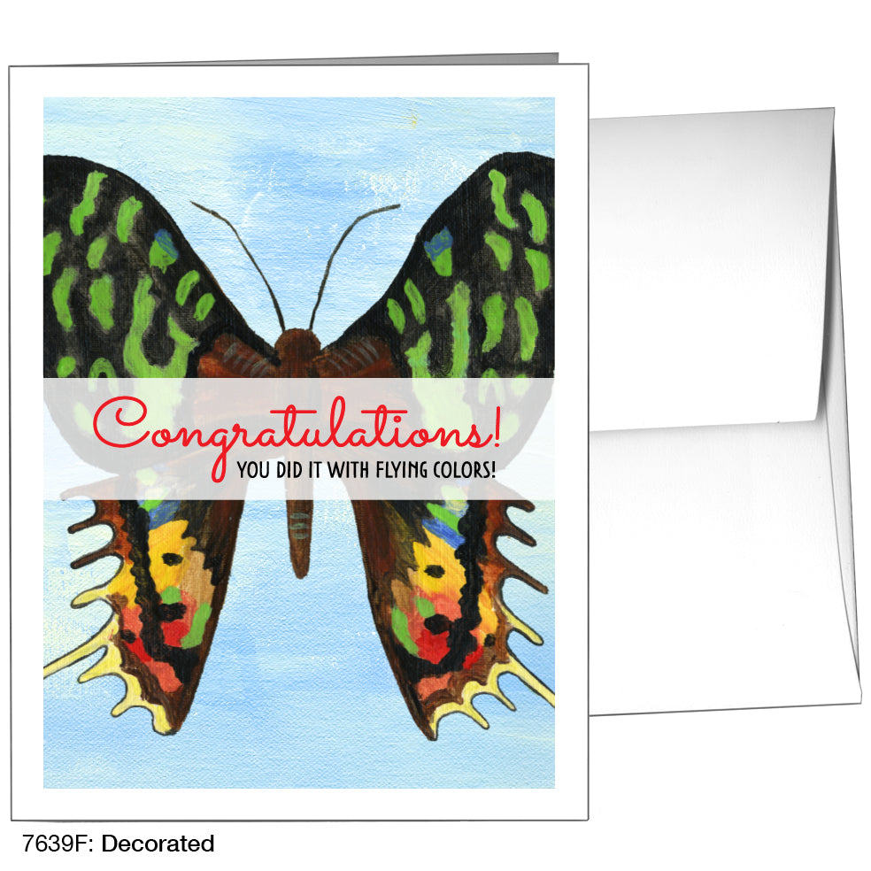 Decorated, Greeting Card (7639F)
