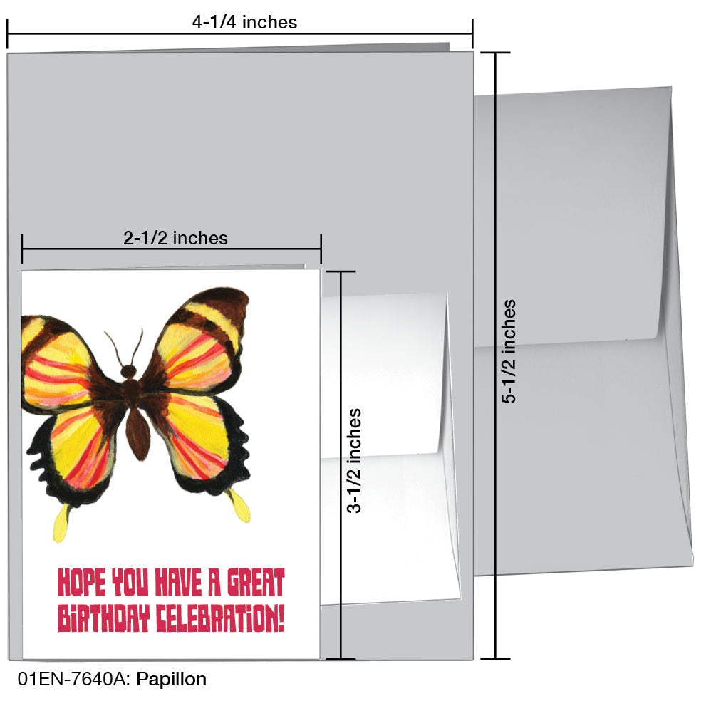 Papillon, Greeting Card (7640A)