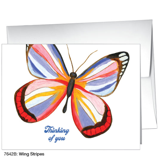 Wing Stripes, Greeting Card (7642B)