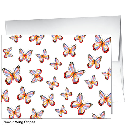 Wing Stripes, Greeting Card (7642C)