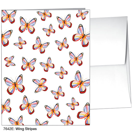 Wing Stripes, Greeting Card (7642E)