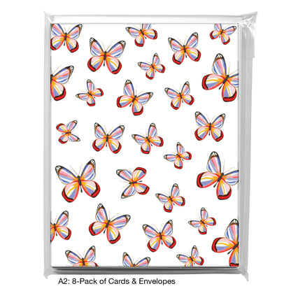 Wing Stripes, Greeting Card (7642E)