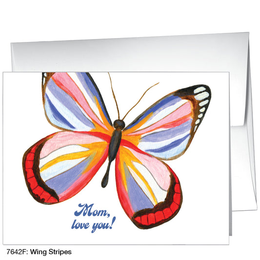 Wing Stripes, Greeting Card (7642F)