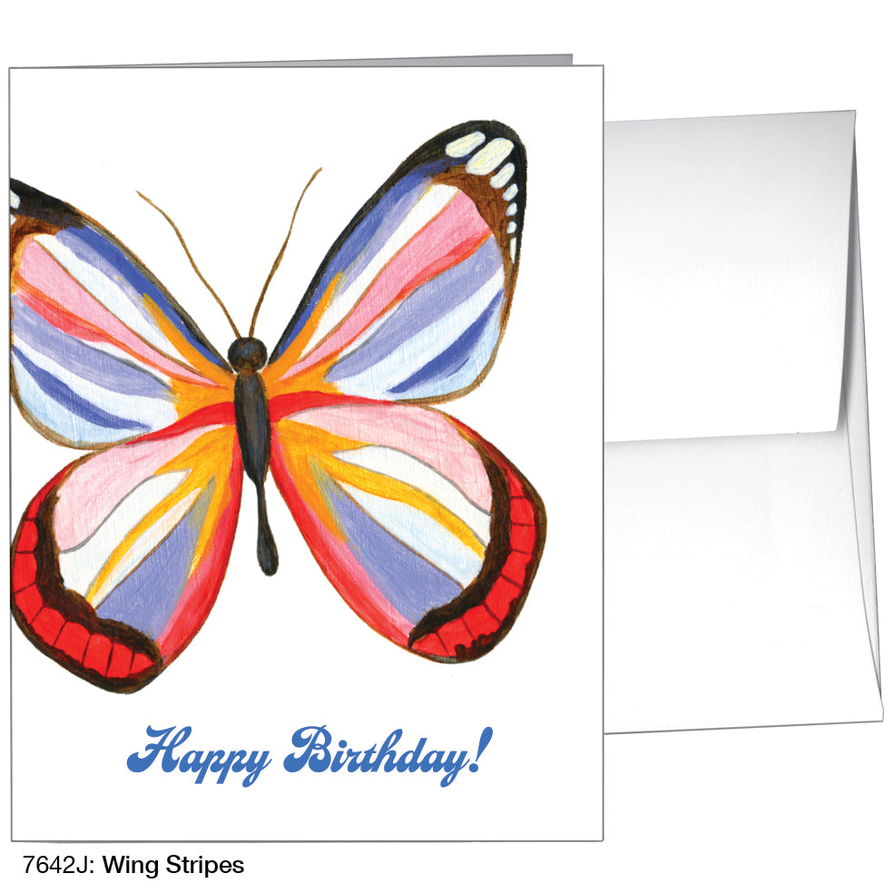 Wing Stripes, Greeting Card (7642J)