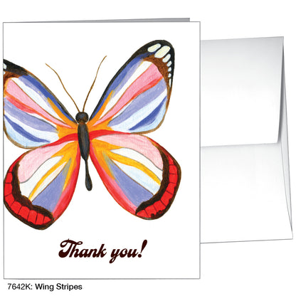 Wing Stripes, Greeting Card (7642K)