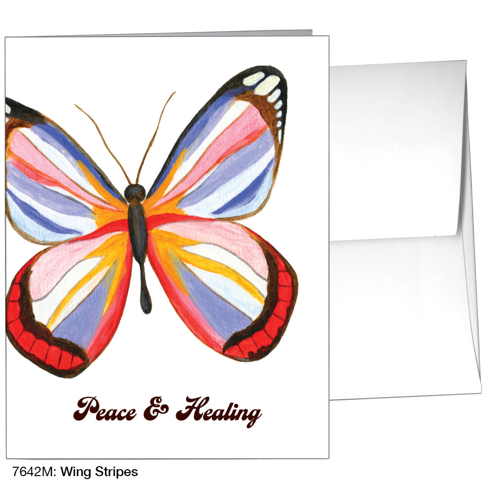 Wing Stripes, Greeting Card (7642M)