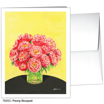 Peony Bouquet, Greeting Card (7645C)