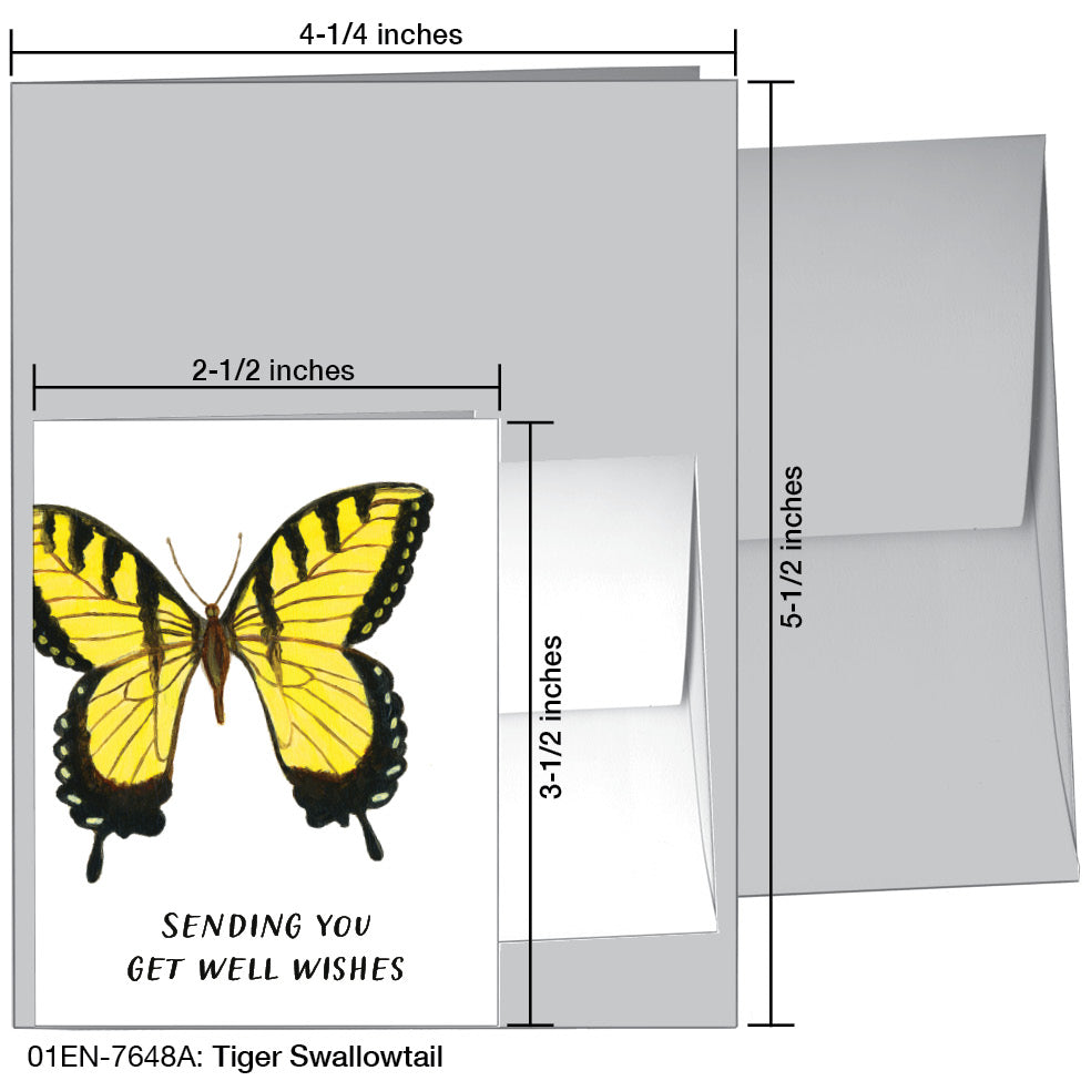 Tiger Swallowtail, Greeting Card (7648A)