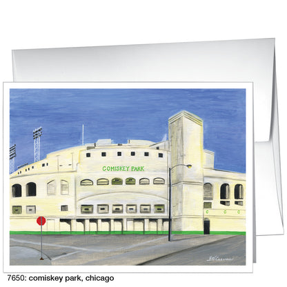Comiskey Park, Chicago, Greeting Card (7650)