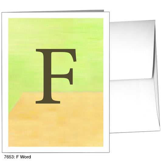 F Word, Greeting Card (7653)