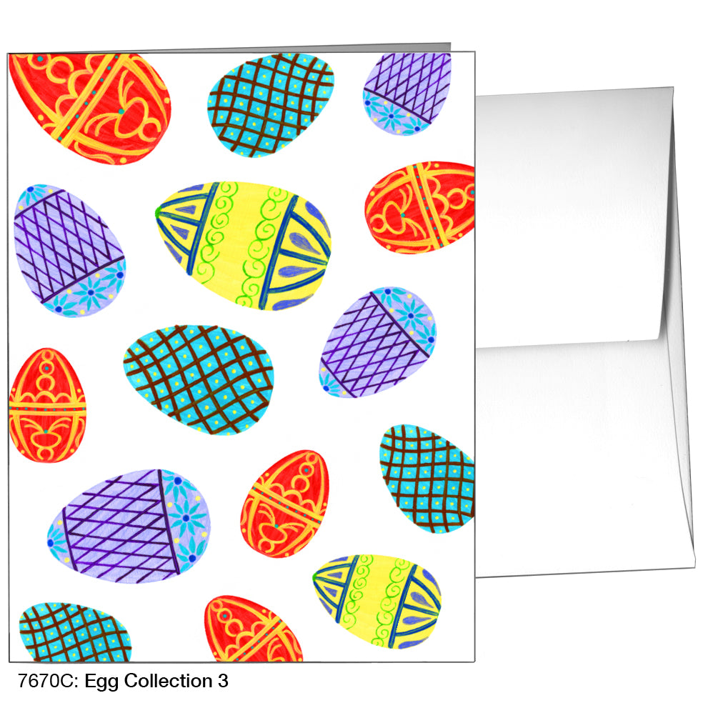 Egg Collection 3, Greeting Card (7670C)
