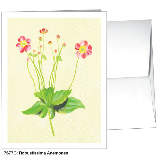 Robustissima Anemones, Greeting Card  (7677C)