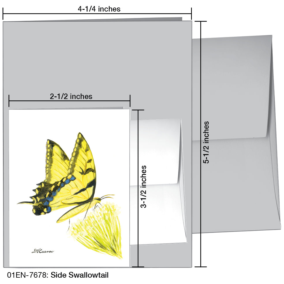 Side Swallowtail, Greeting Card (7678)