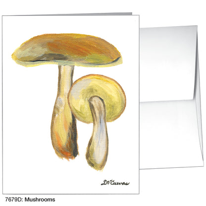 Mushrooms, Greeting Card (7679D)