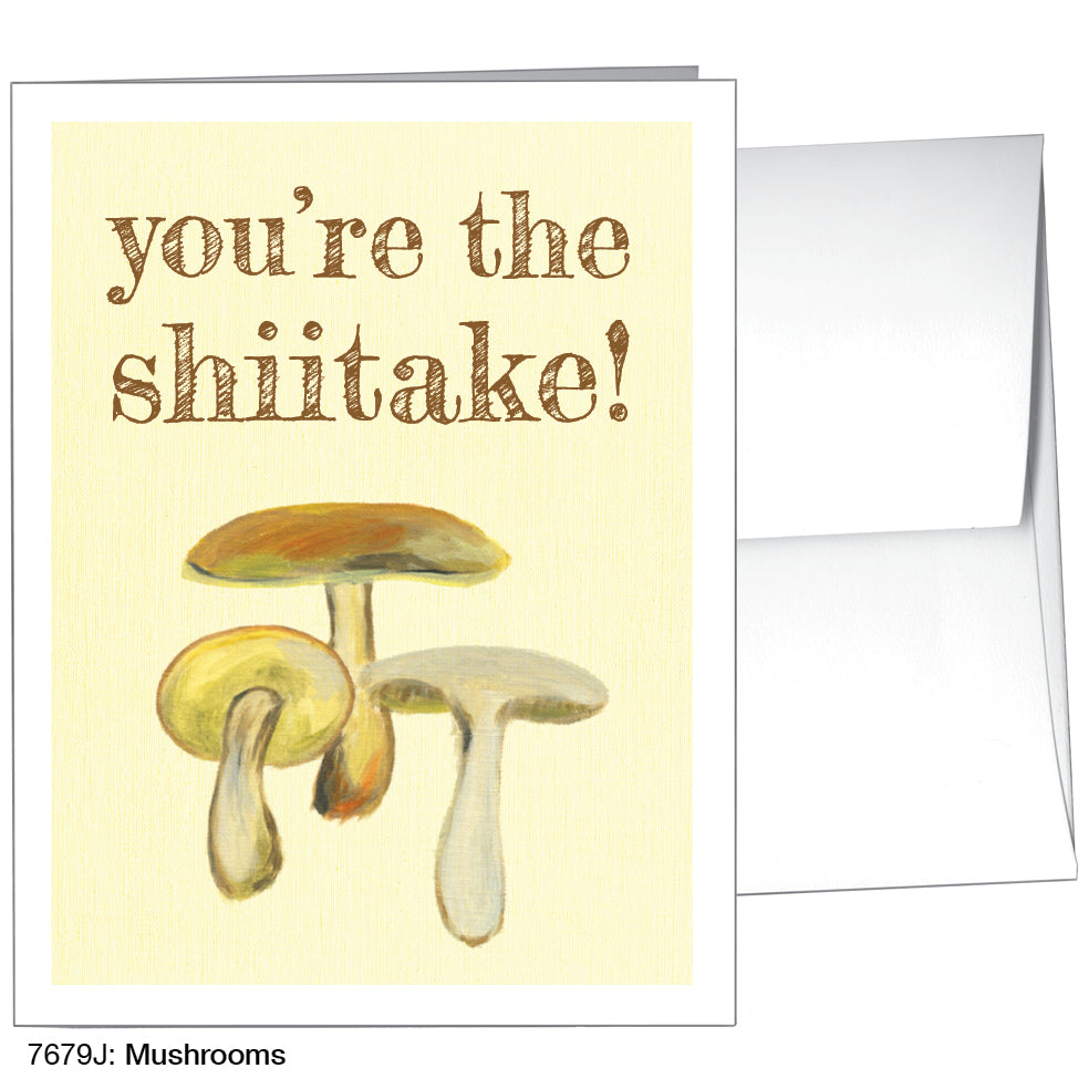 Mushrooms, Greeting Card (7679J)