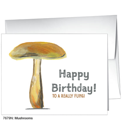 Mushrooms, Greeting Card (7679N)